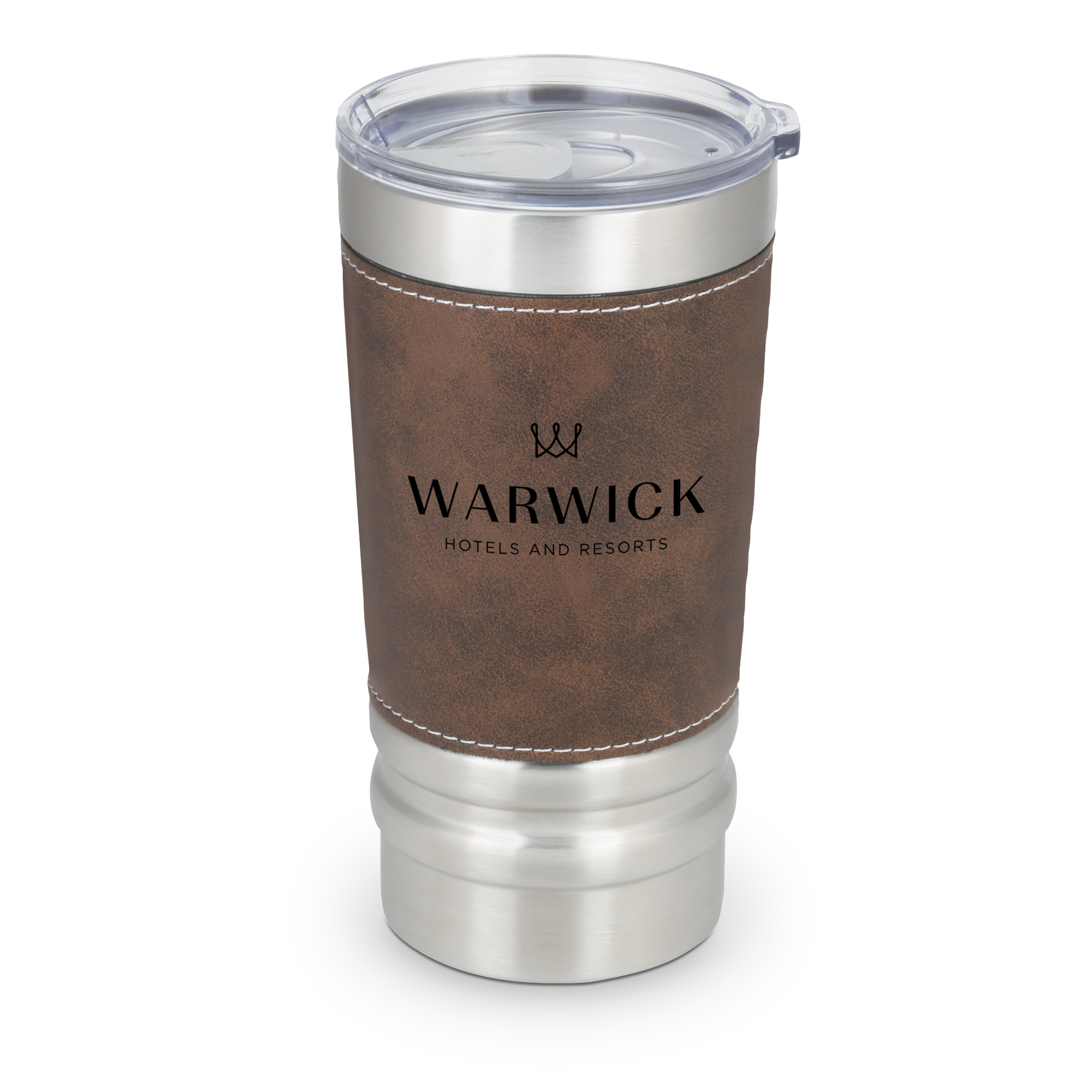 Sophisticate Laserable Leatherette Wrap Tumbler 8