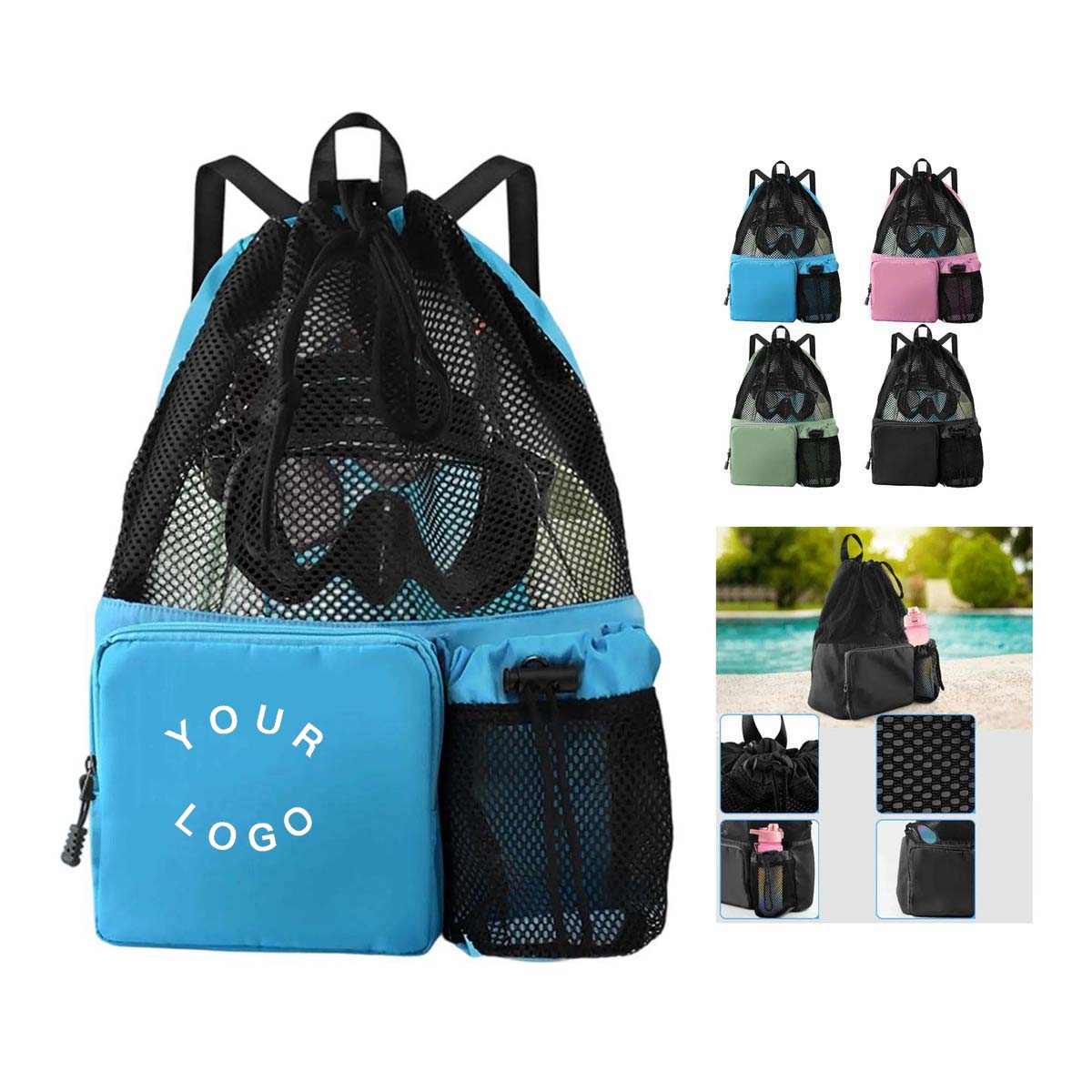 Large Capacity Drawstring Sports Backpack 7
