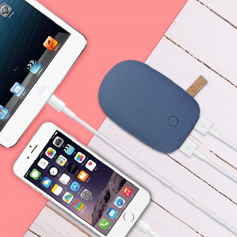 Cobblestone Shape Portable Power Bank 5