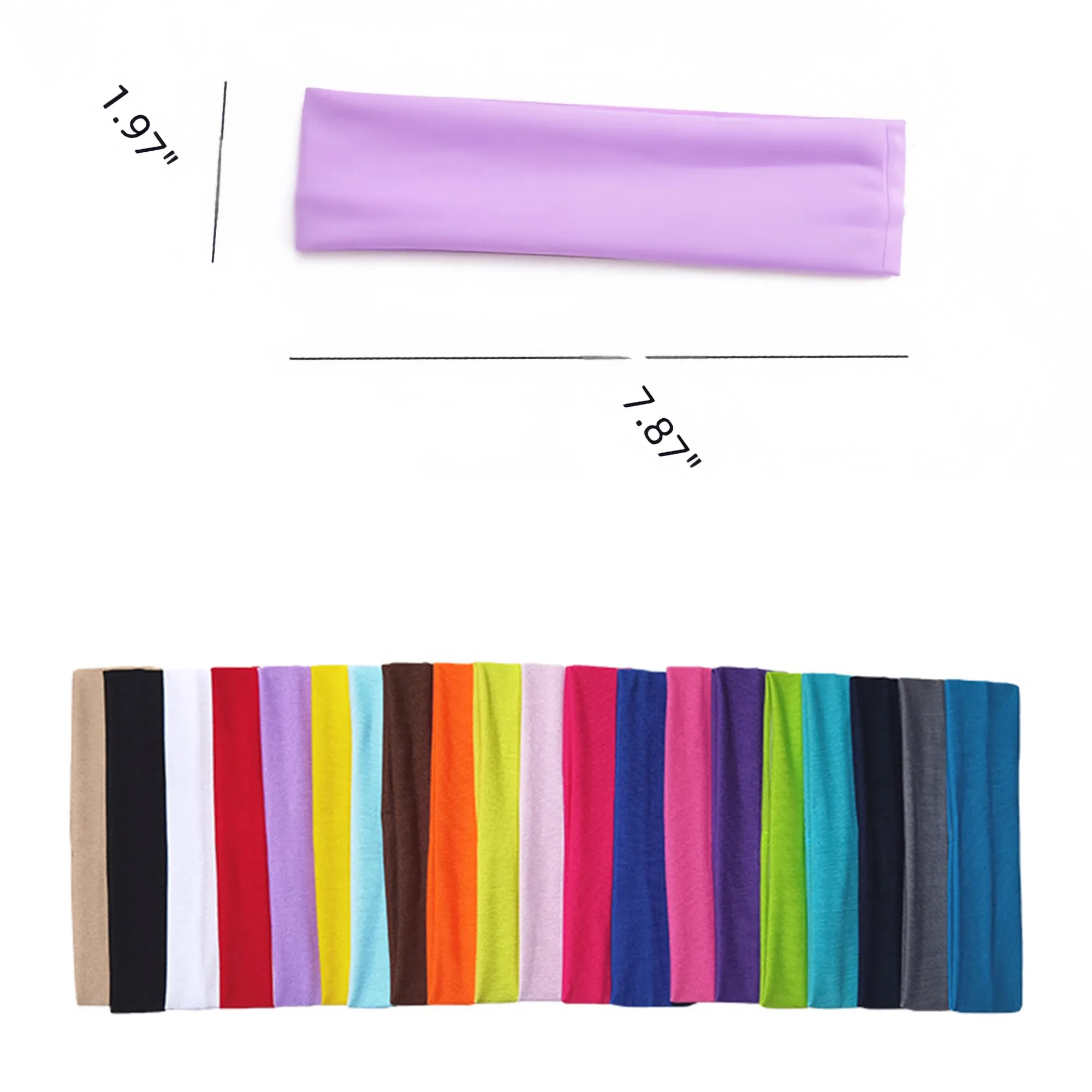 Soft Breathable Stretchy Headband Sweat Control Headwear 3