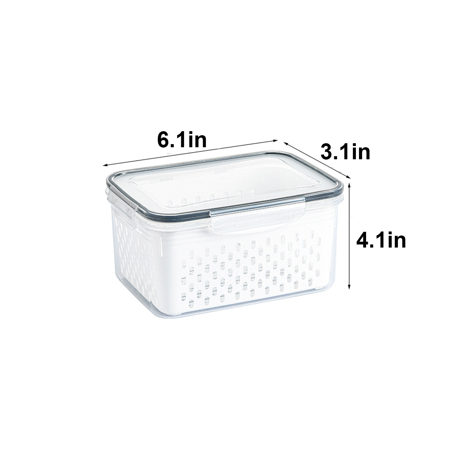 3 Pack Food Storage Containers 6