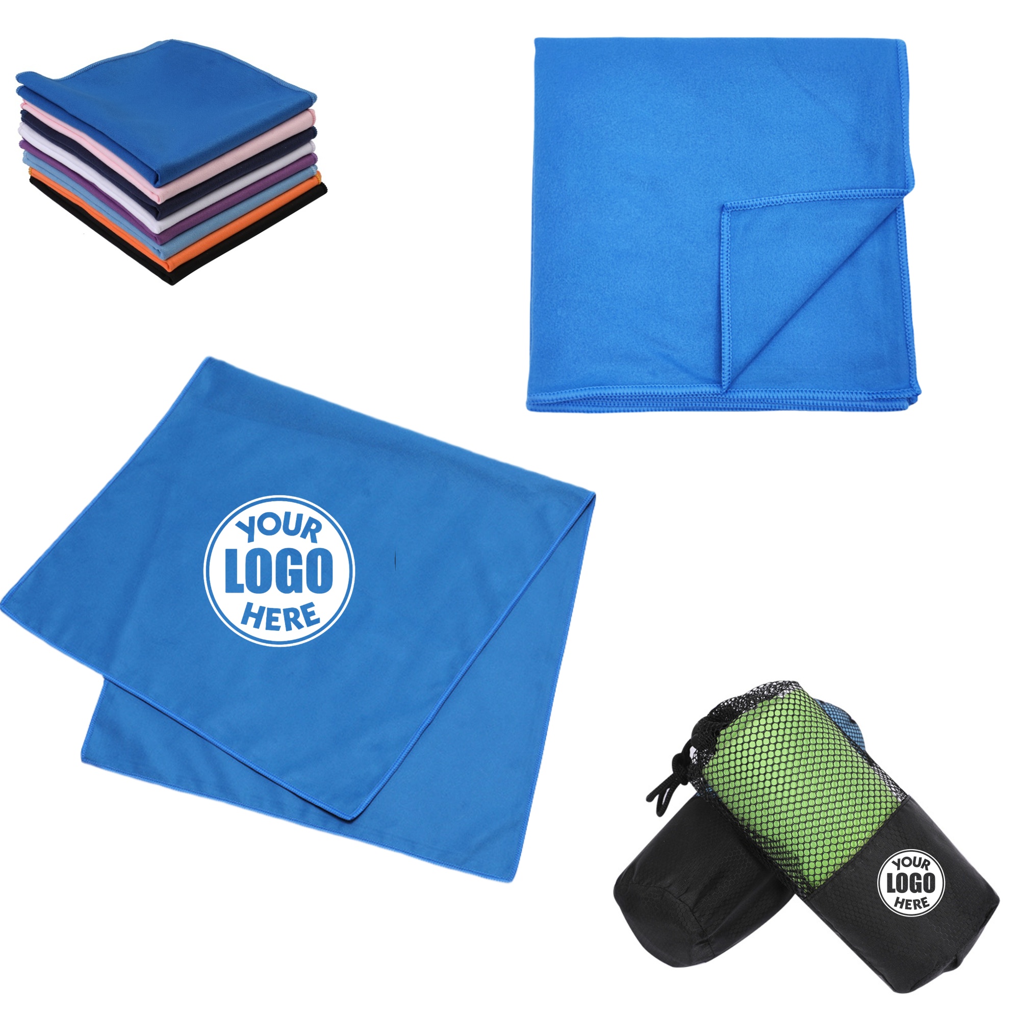Absorbent Compact Travel Towel for Camping Gym Beach 2