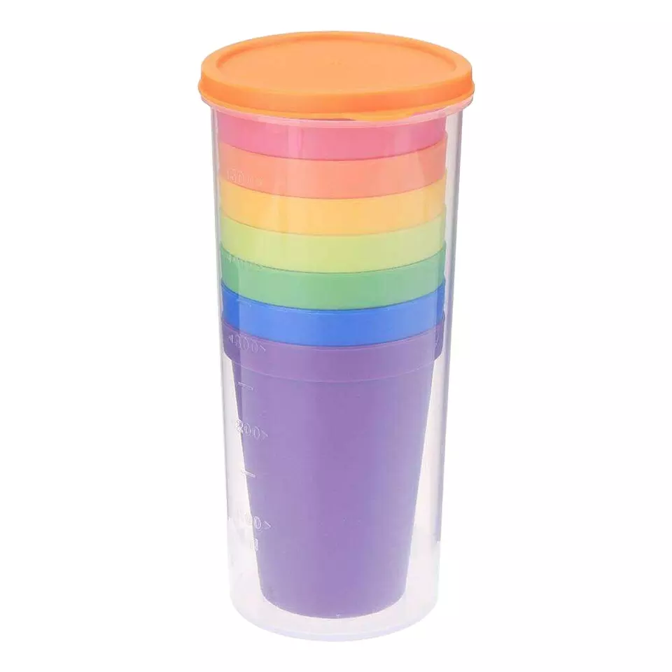 Portable Rainbow Cup Set 2