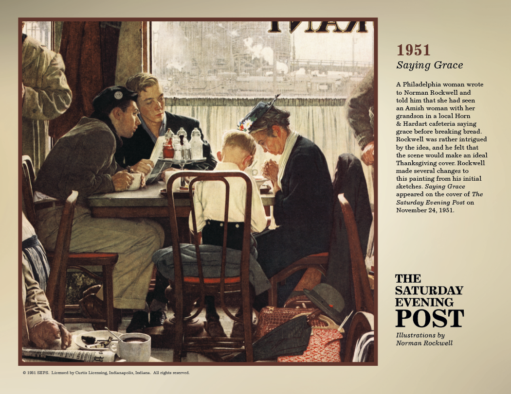 Triumph® Calendars The Saturday Evening Post Illustrations by Norman Rockwell Calendar 1