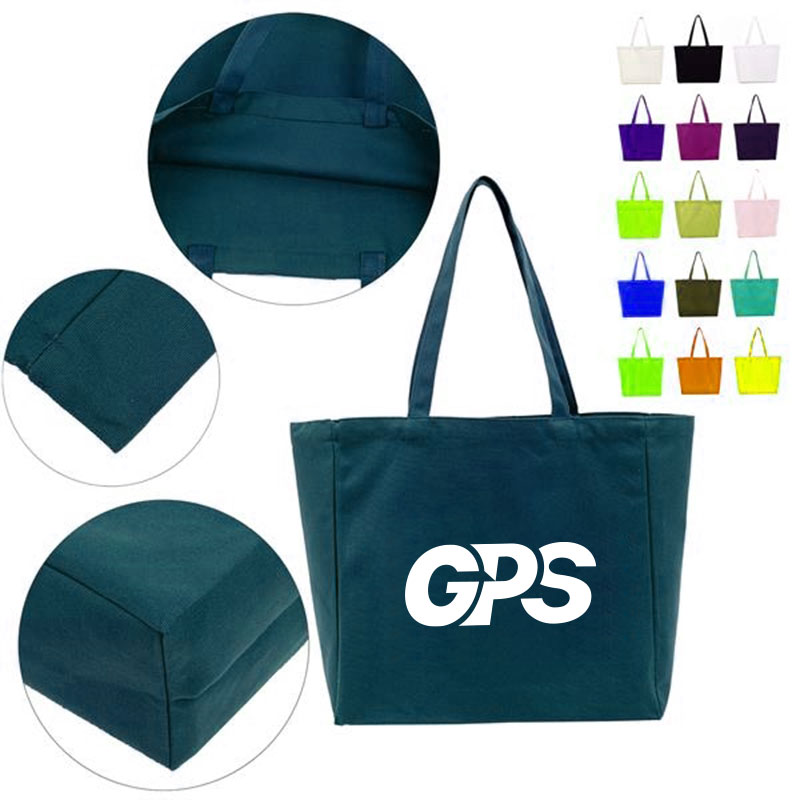 12 Oz. Cotton Canvas Tote Bag