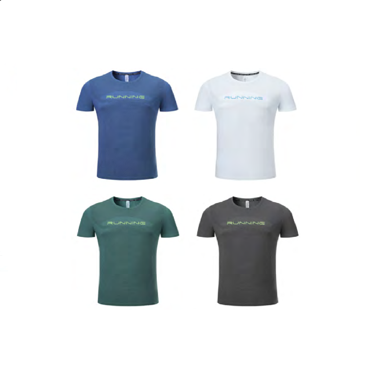 Men's Running Short Sleeve T-Shirt - Stock Style 34 2