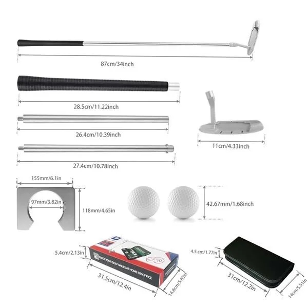 Golf Club Aluminum Alloy Putter Kit 3