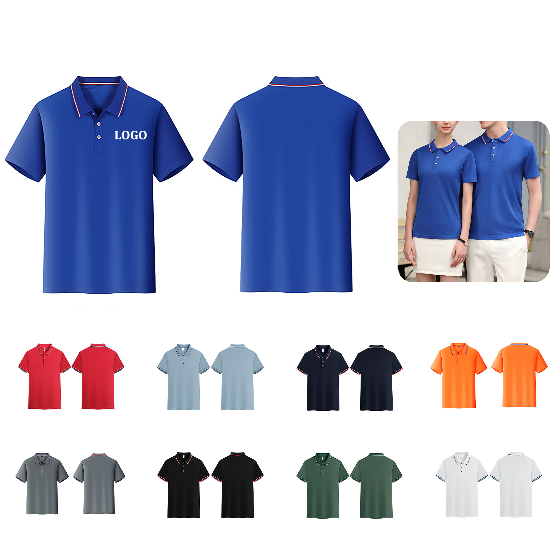 Men and Women Polo Shirt 4