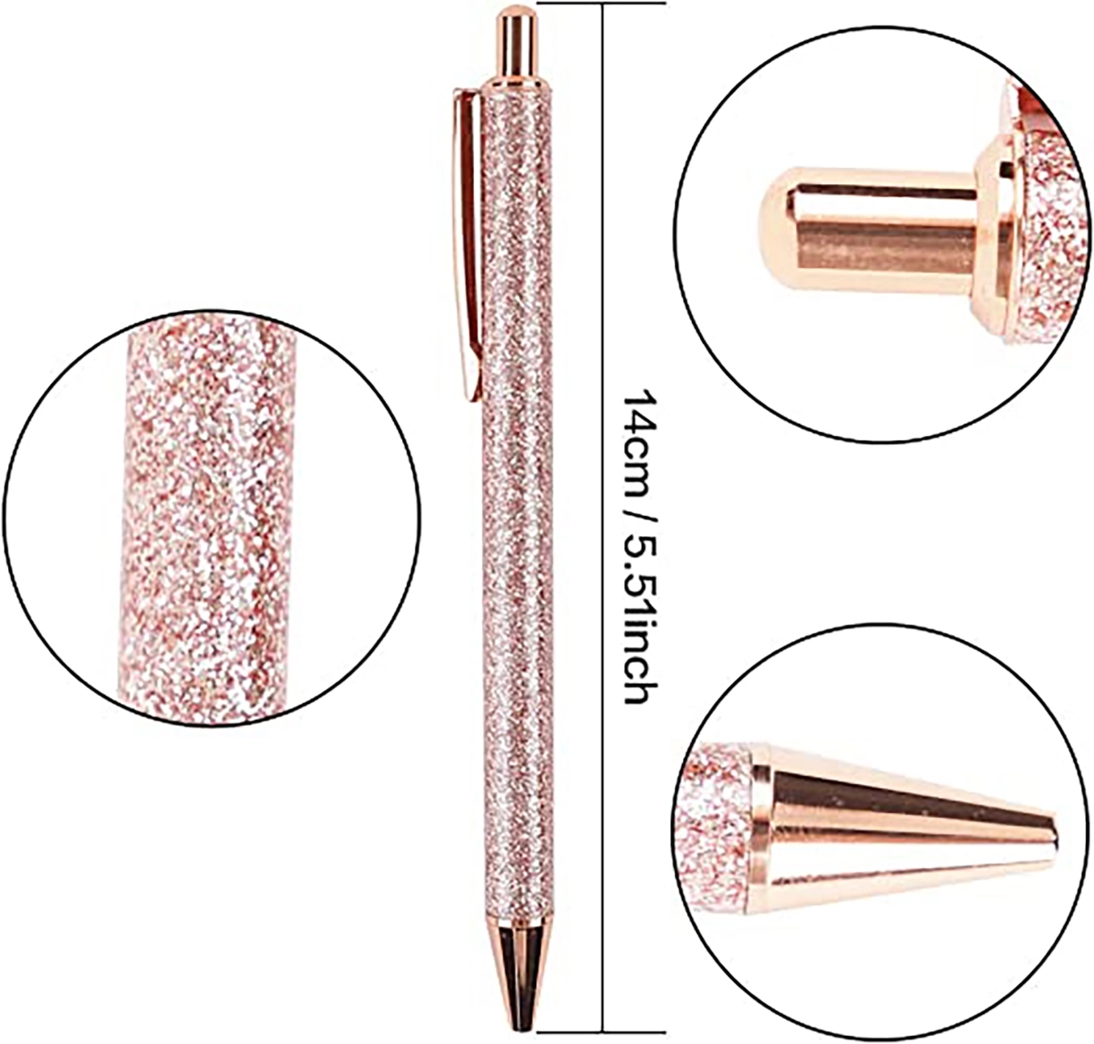 Sparkly Fancy Ballpoint Pens 3