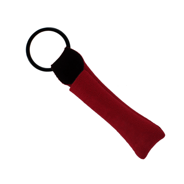 Neoprene Lip Balm Sleeve Pocket with Sewn Split-Ring 35