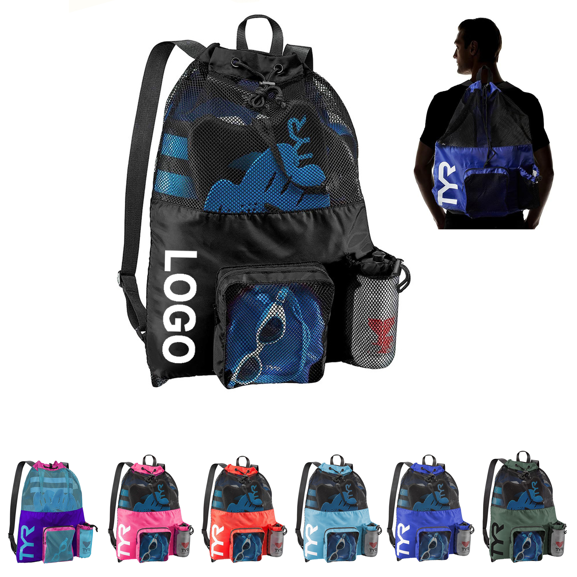 40-Liter Capacity Big Mesh Backpack 2