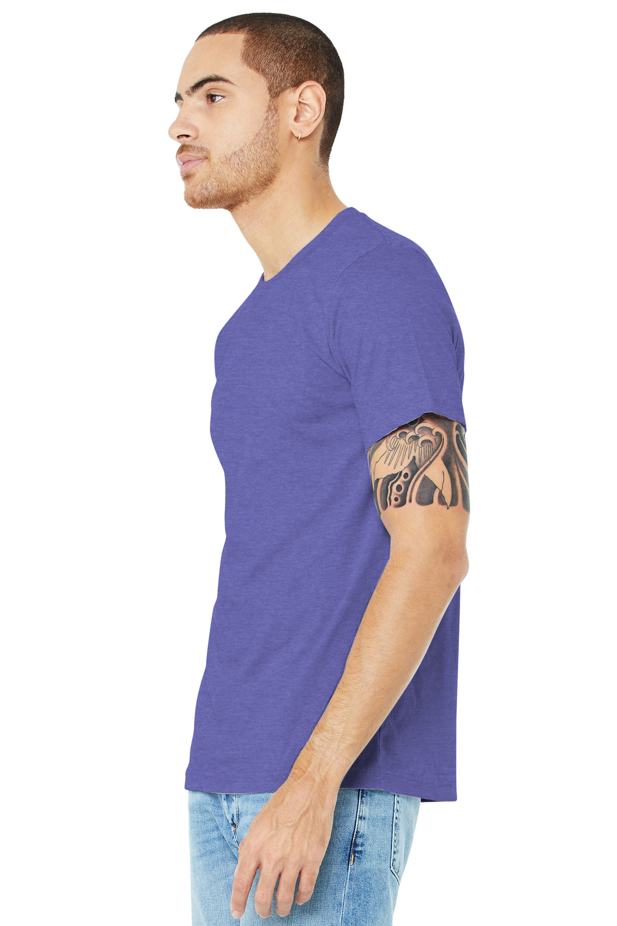 BELLA+CANVAS® Unisex Heather CVC Short Sleeve Tee 49