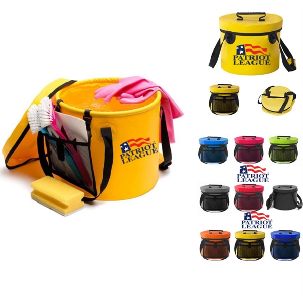 Multifunctional Portable Collapsible Bucket for Travelling 2