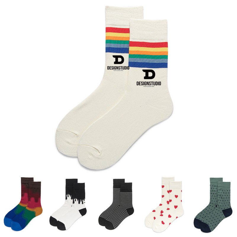 Old School Vintage Striped Socks 1