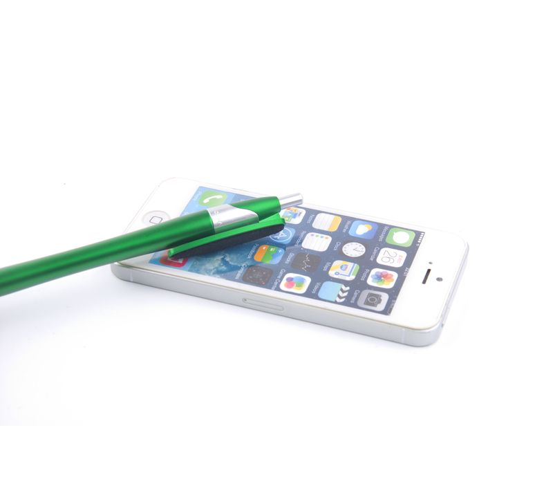Metallic Colored Barrel Stylus Pen and Screen Cleaner 4