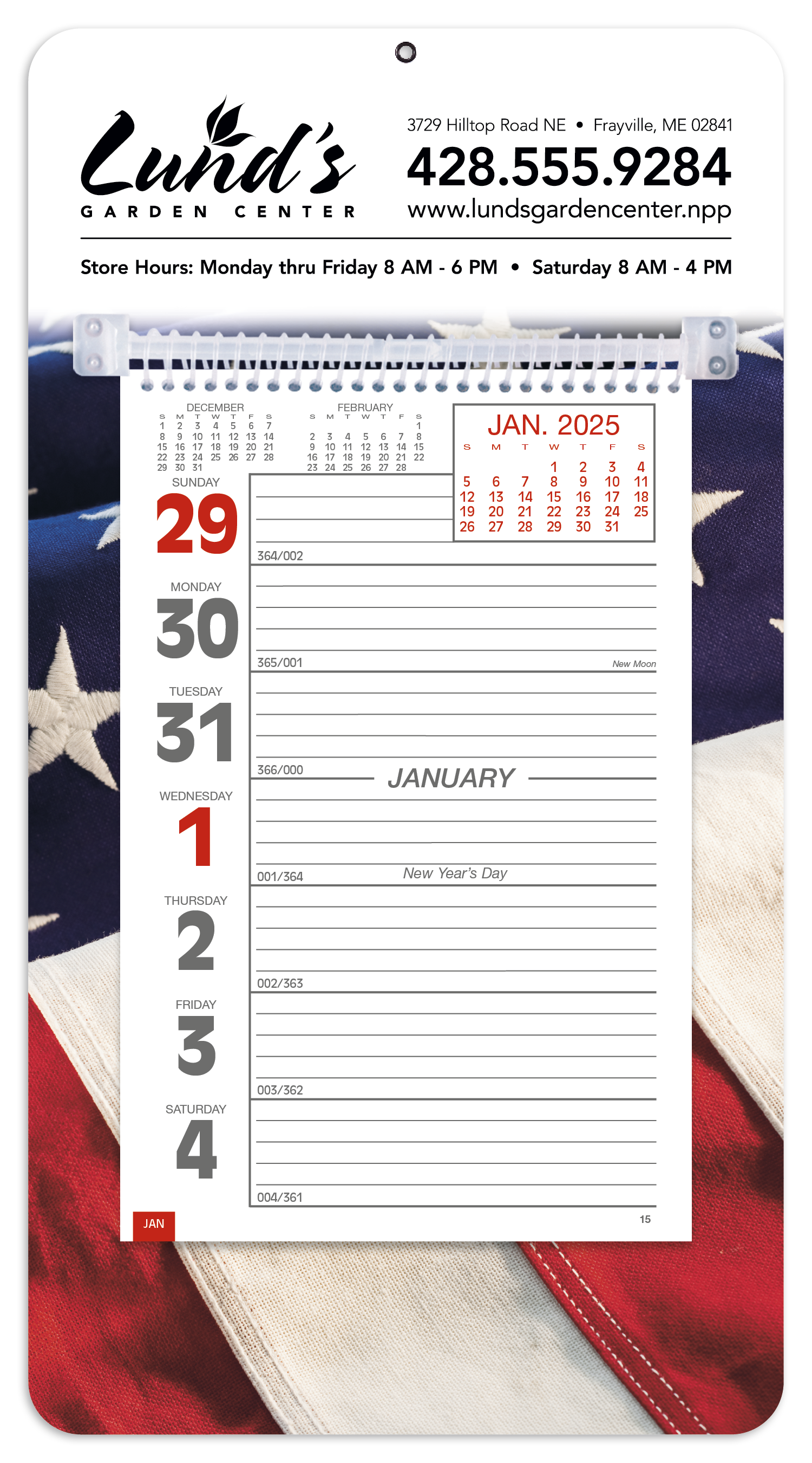 Triumph® Calendars Full-Color Weekly Memo Calendar 6