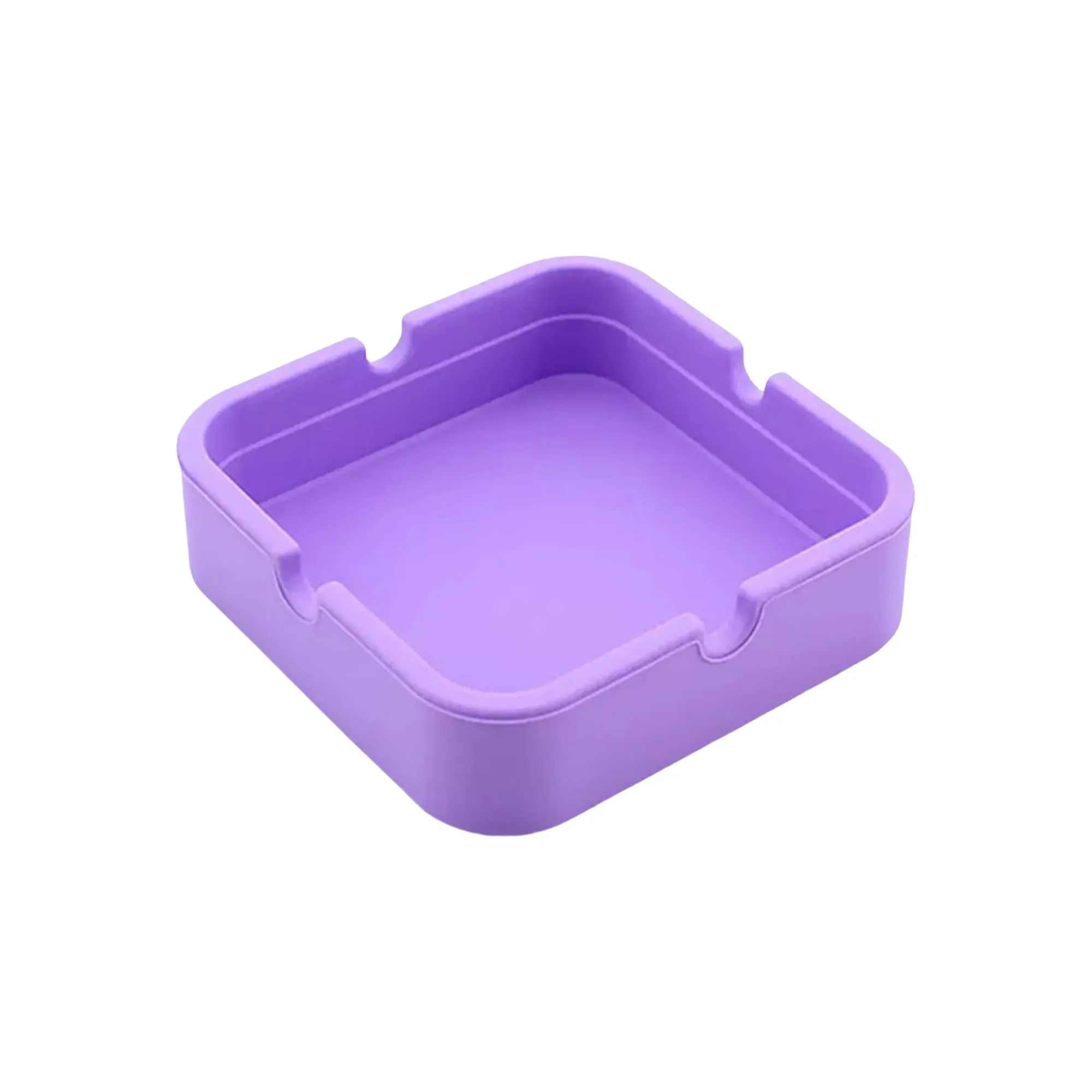 Silicone Square Ashtray-Shatterproof & Heat-Resistant 7