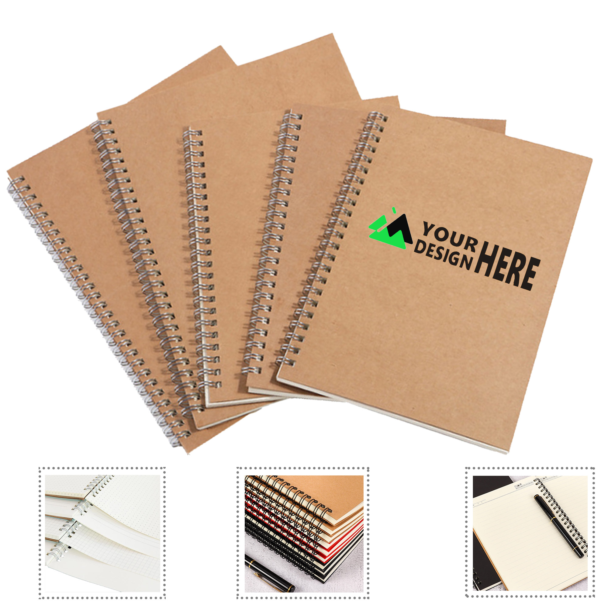 Vintage Kraft Paper Coil Book 2