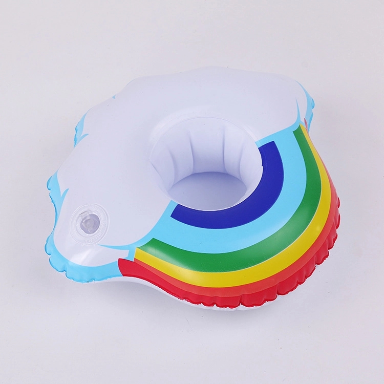 Rainbow-shaped Inflatable Coasters/Cup Holder 3
