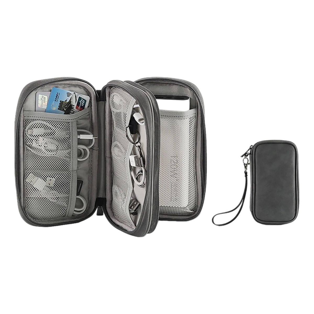 Portable Travel Organizer Pouch for Electronics 2