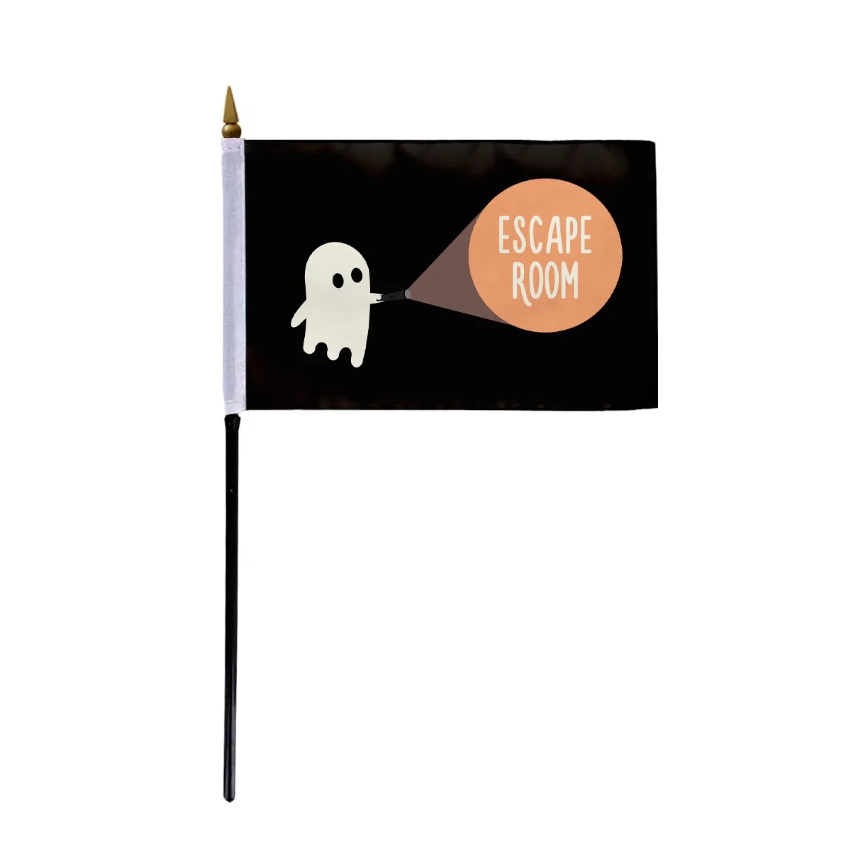 4" x 6" Custom Stick Flag - Screen Sublimation 2