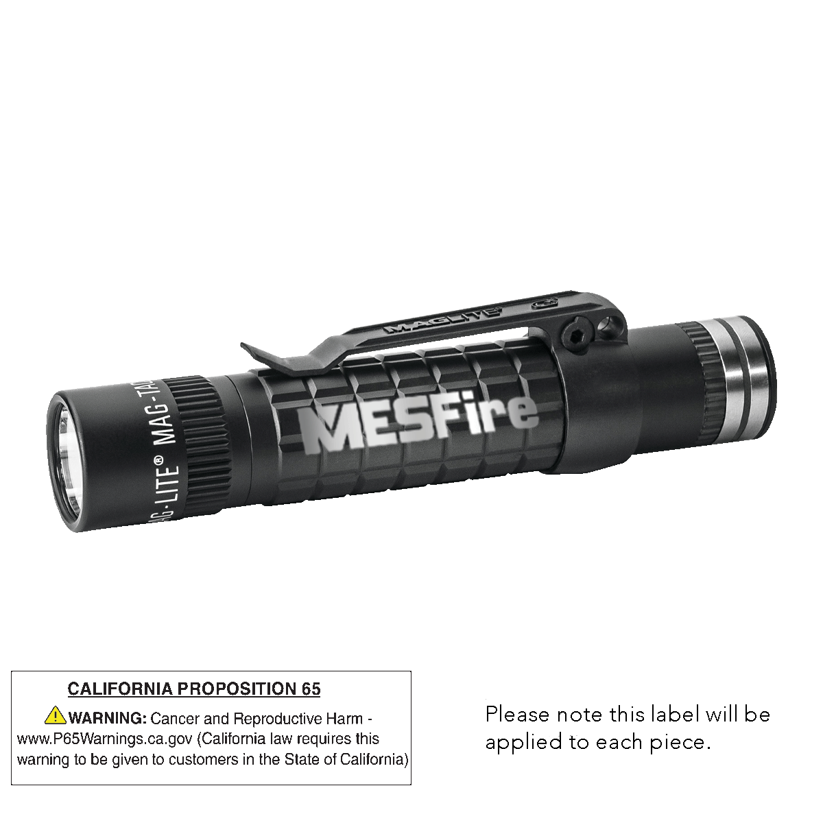 MAG-TAC LED Rechargeable Flashlight, Laser Engraved