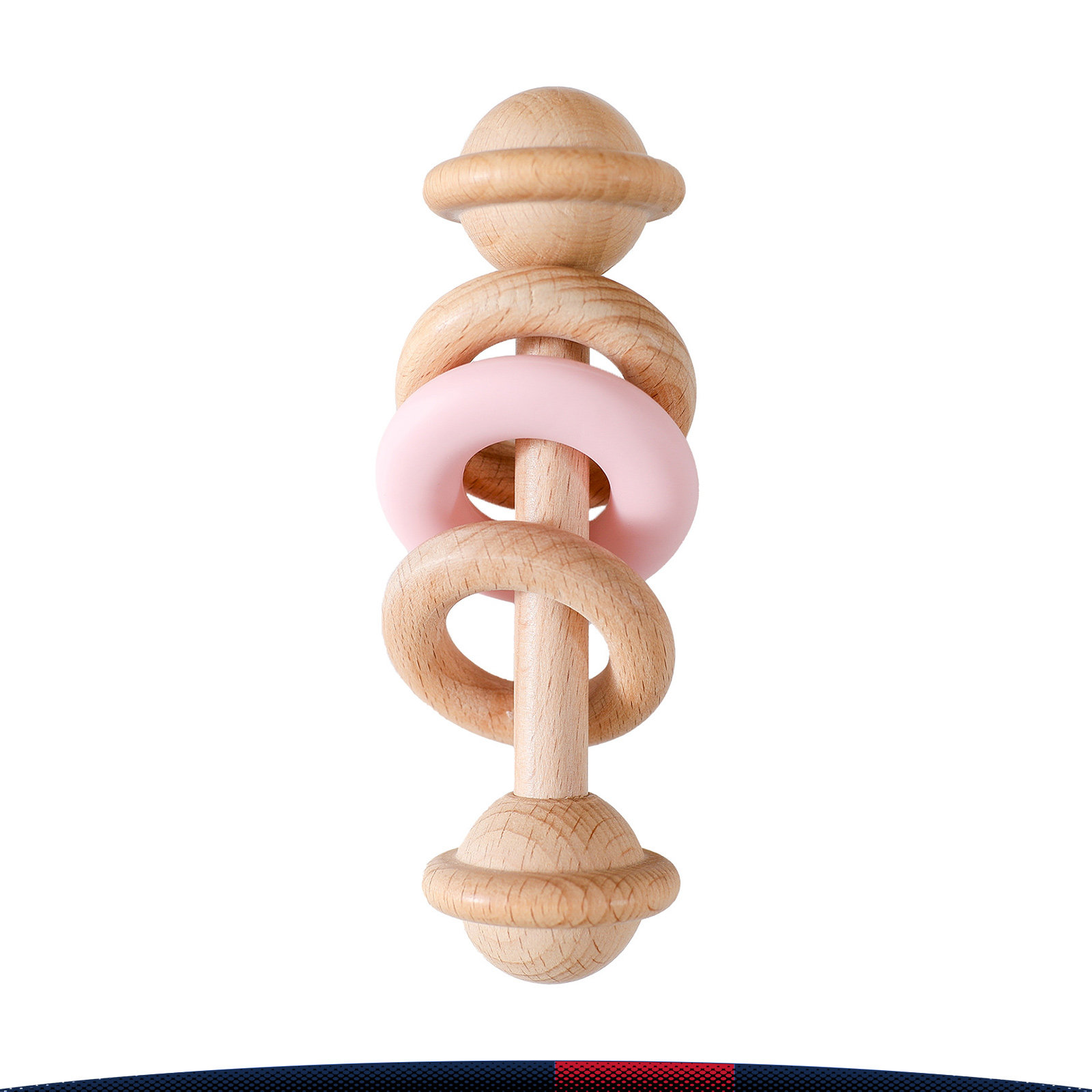 Narde Wooden Ring Rattle 9