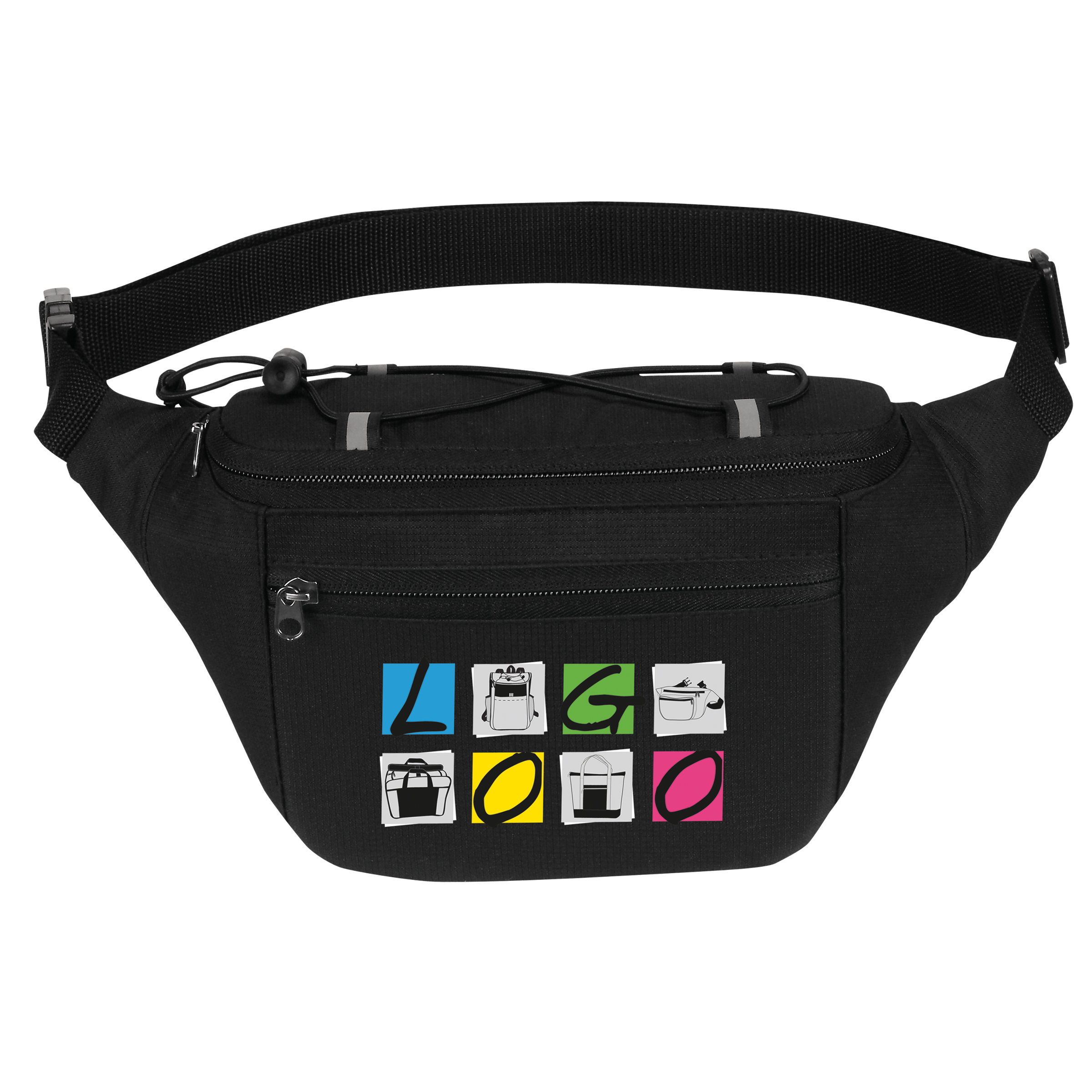 3 Pocket Fanny Pack Waist Bag 2