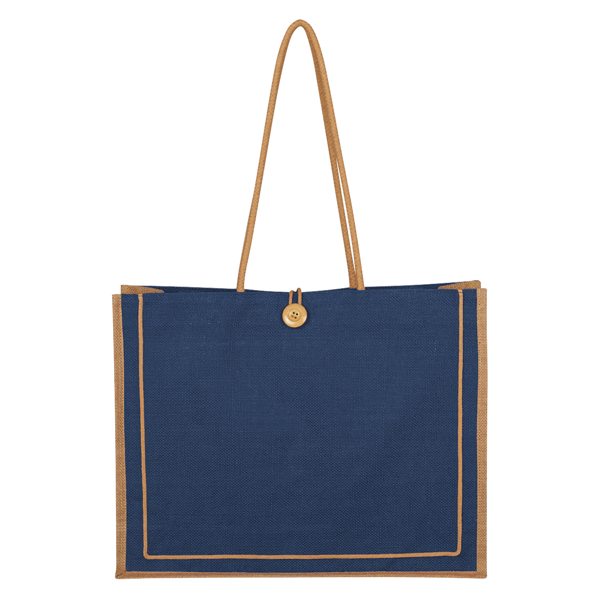 Paradise Jute Tote Bag, custom tote bag with logo imprint 9