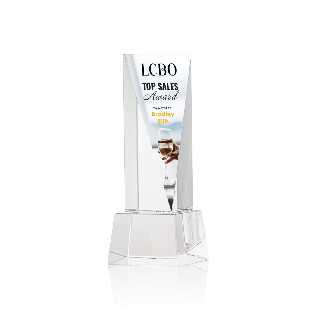 Easton VividPrint™ Award on Base - Clear 6