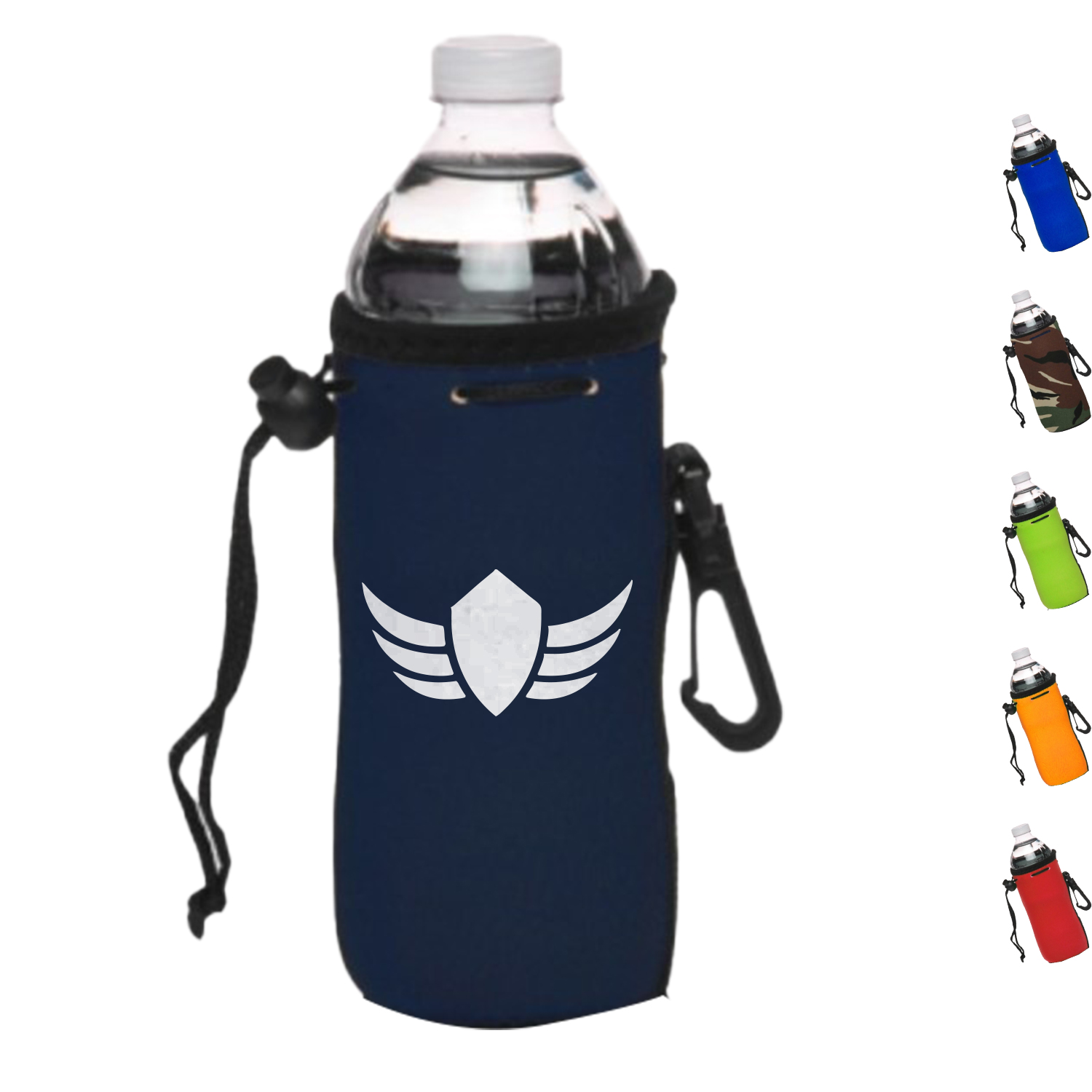 Custom Drawstring Neoprene Water Bottle Insulators 2