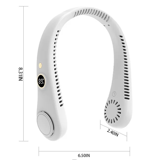 Bladeless Neck Fan with Digital Display 6
