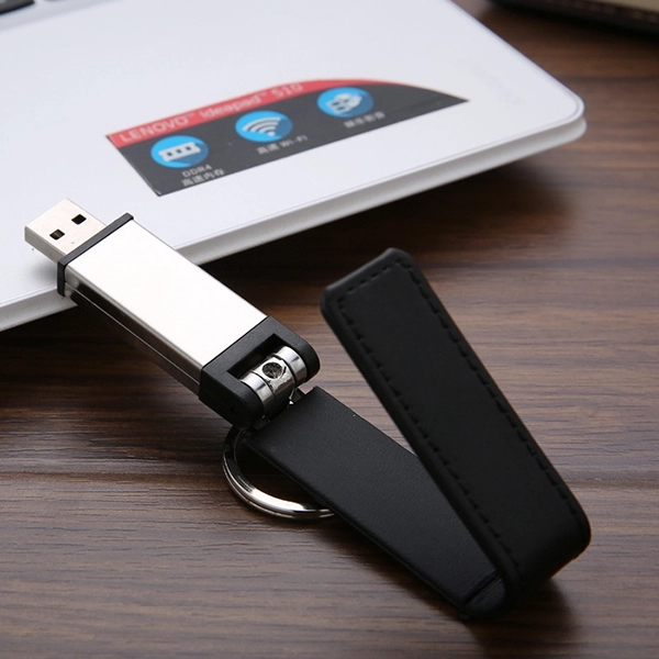 3 In 1 Leather pen Key Chain and Usb gifts Box 3