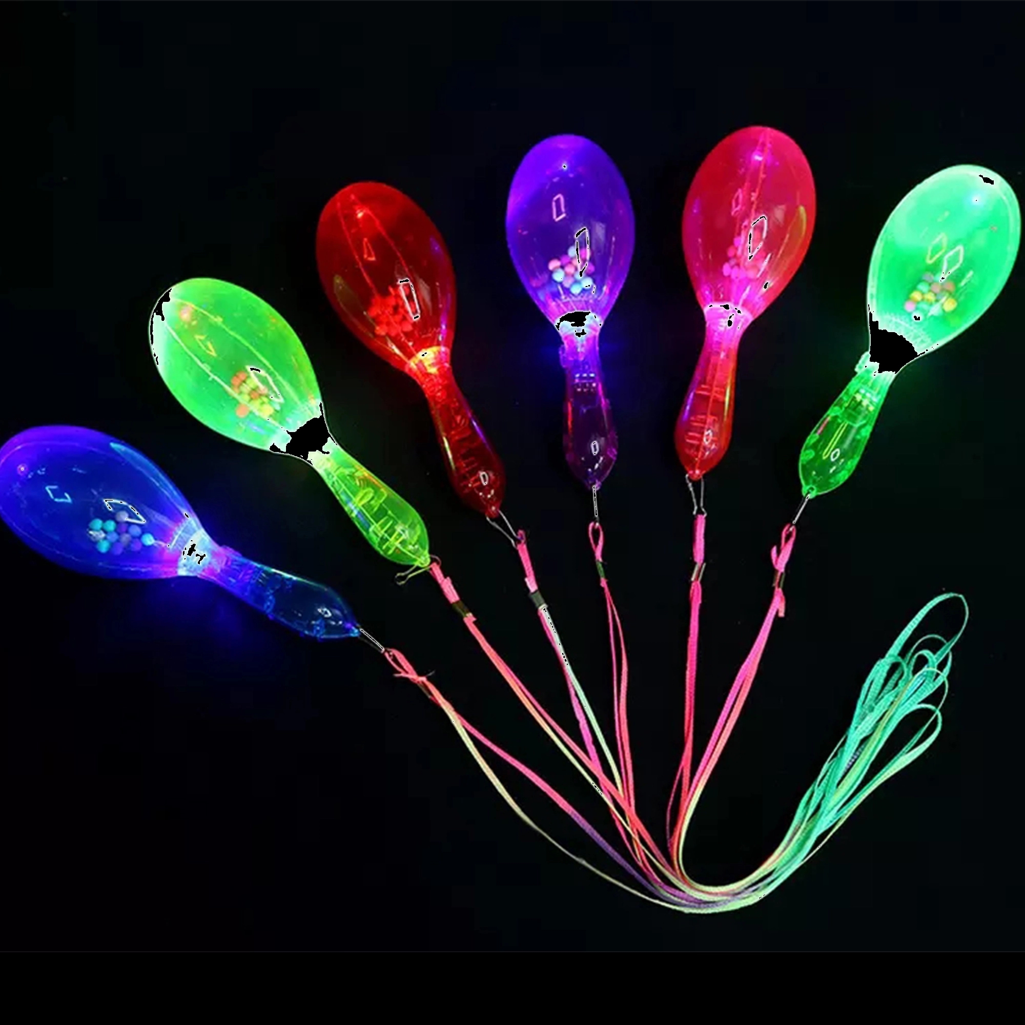Light up Mini Maracas Party Toy 2