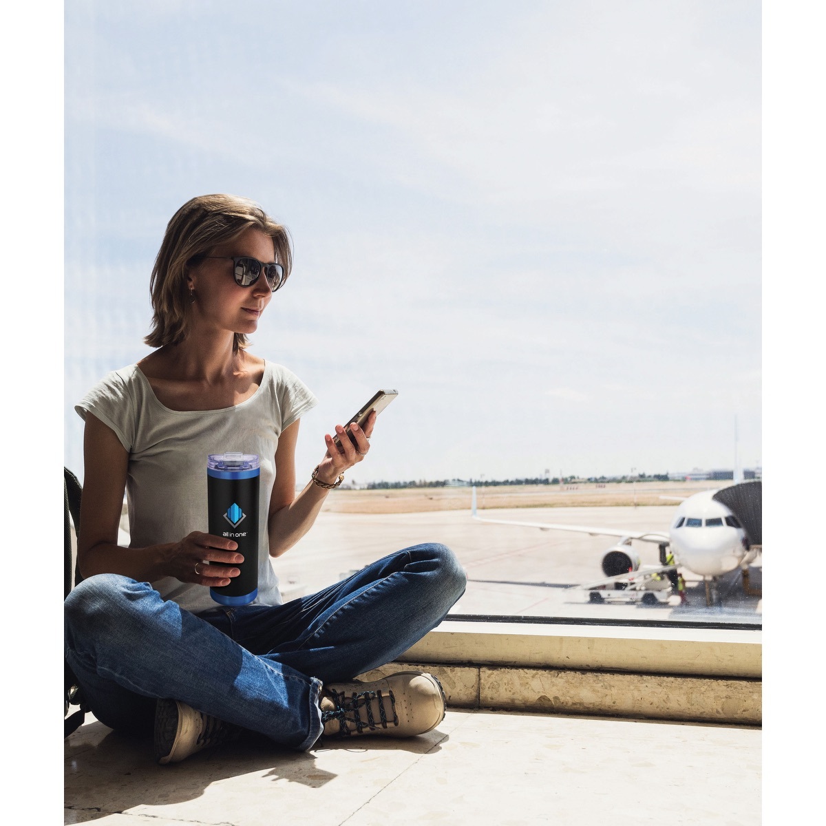 16oz Urban Peak® Keystone Metallic Vacuum Tumbler 11