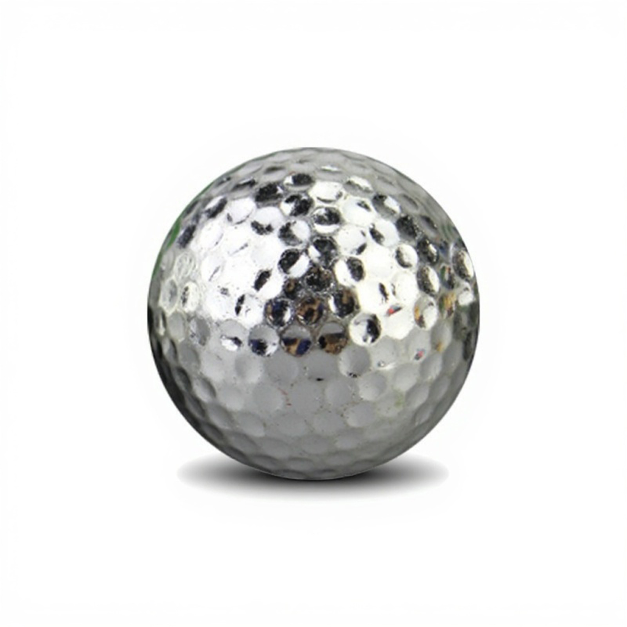 Electroplated Metal Golf Ball With Two Layer Construction 6