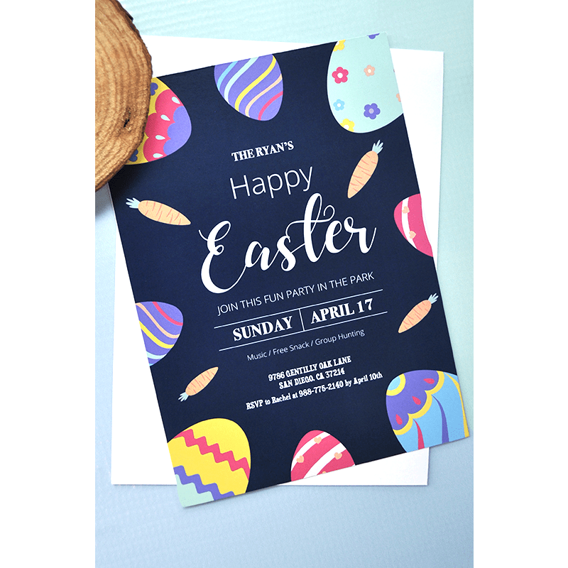 Custom Full Color 5 X 7 Inch Invitation Cards 78