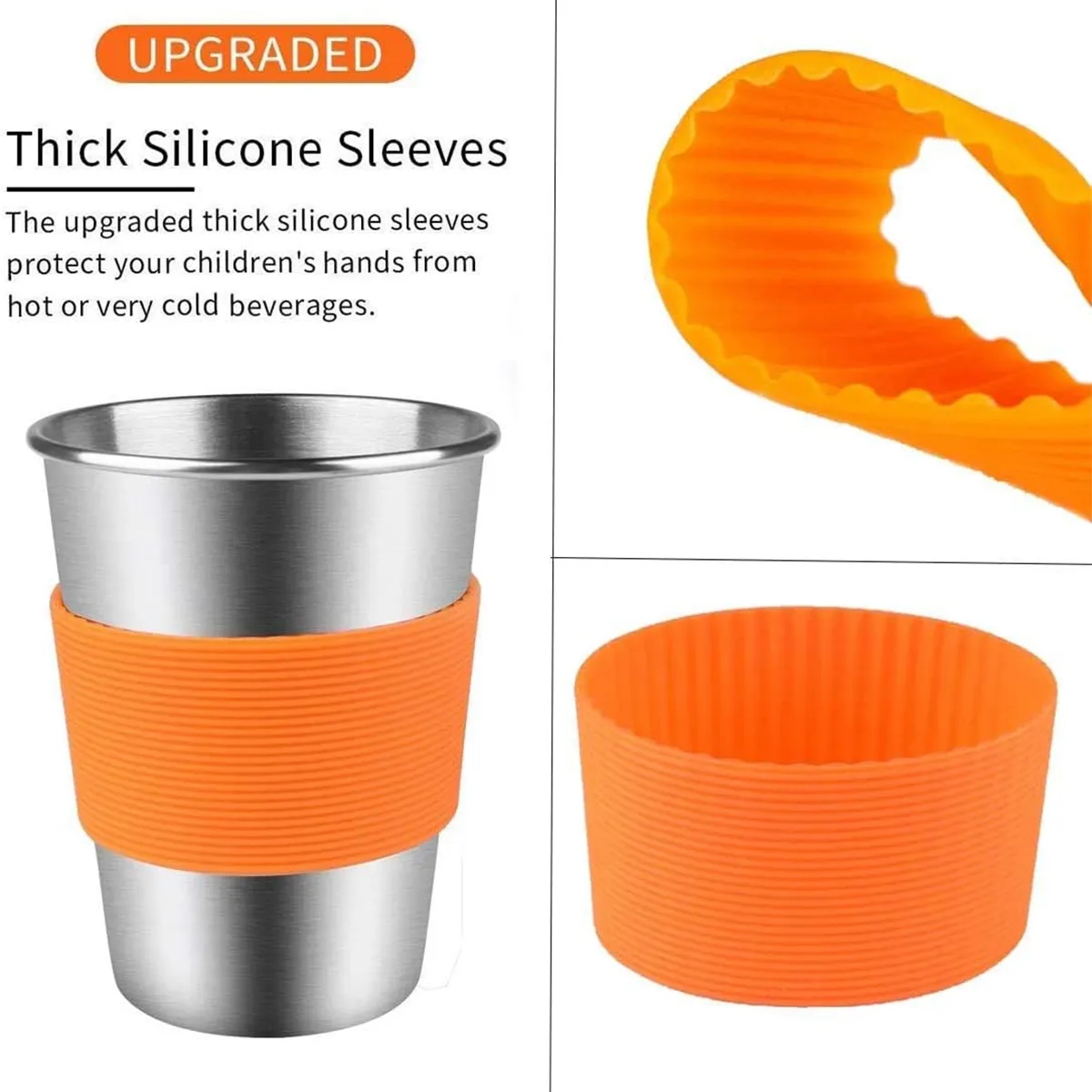 17 Oz. Stainless Steel Tumbler With Straw Cup Silicone Lid 7