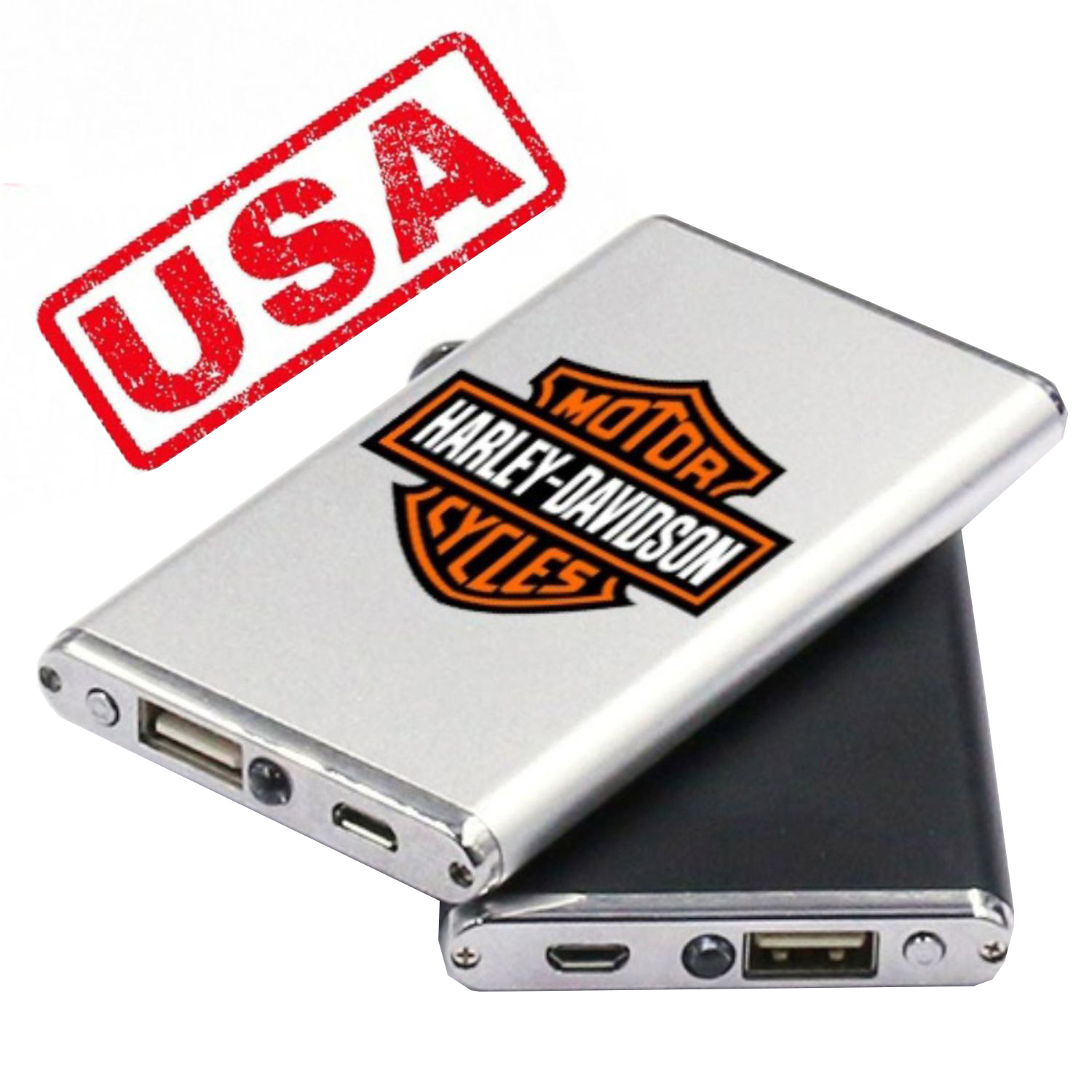 3000 mAh Aluminum Slim Powerbanks USA Power Bank 1