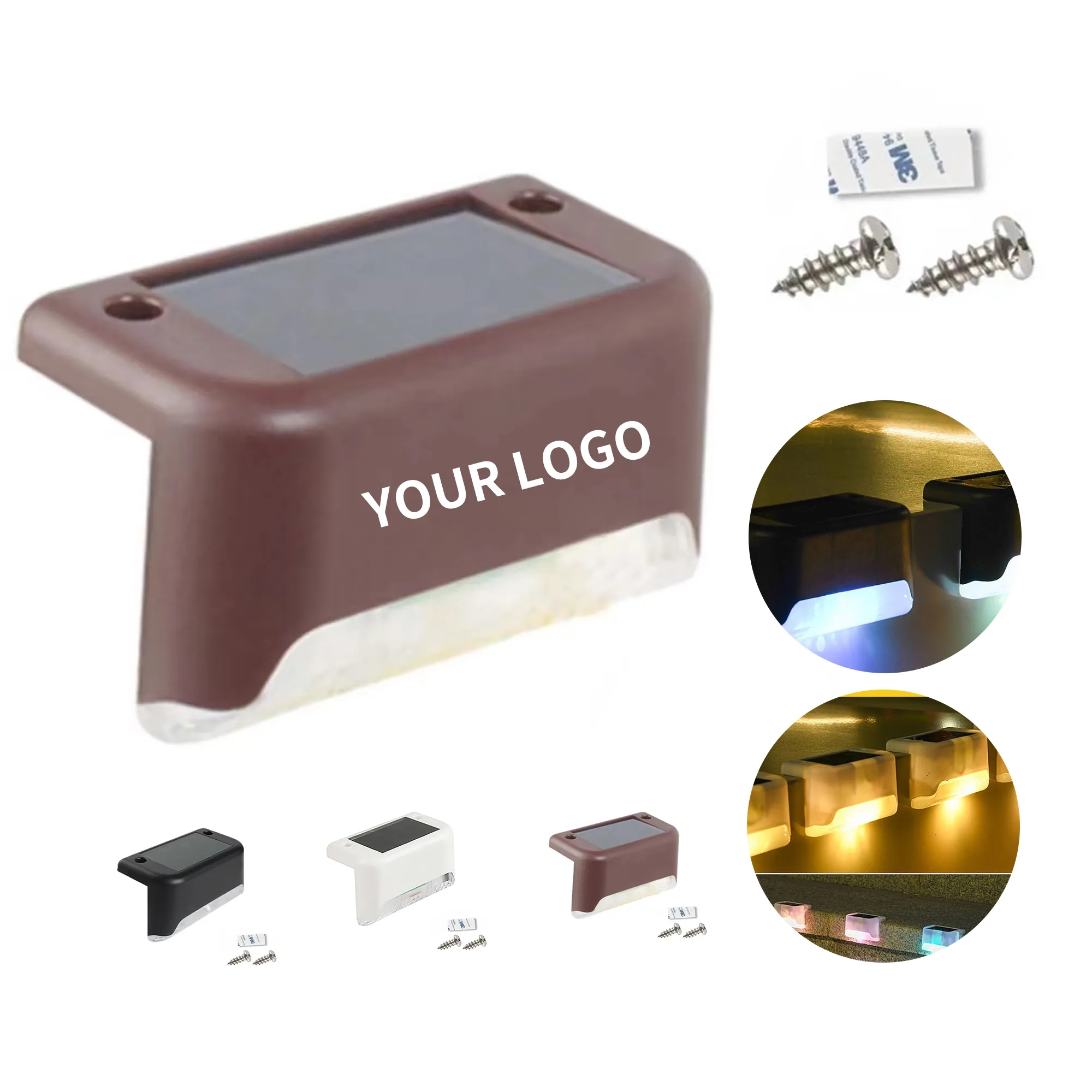 Waterproof ABS Solar Deck LED Light 1
