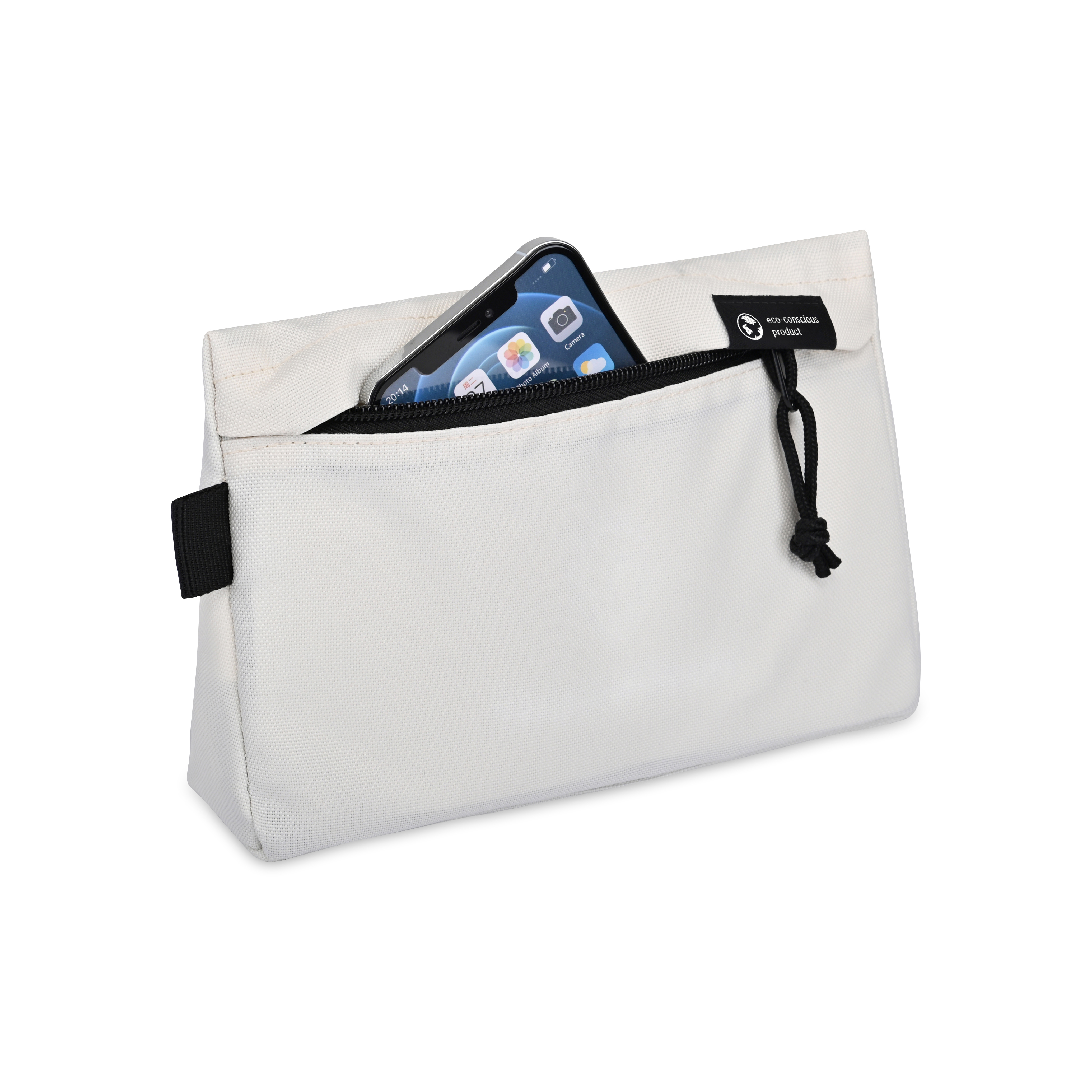Renew Recycled rPET Zippered Pouch - AWARE™ 14