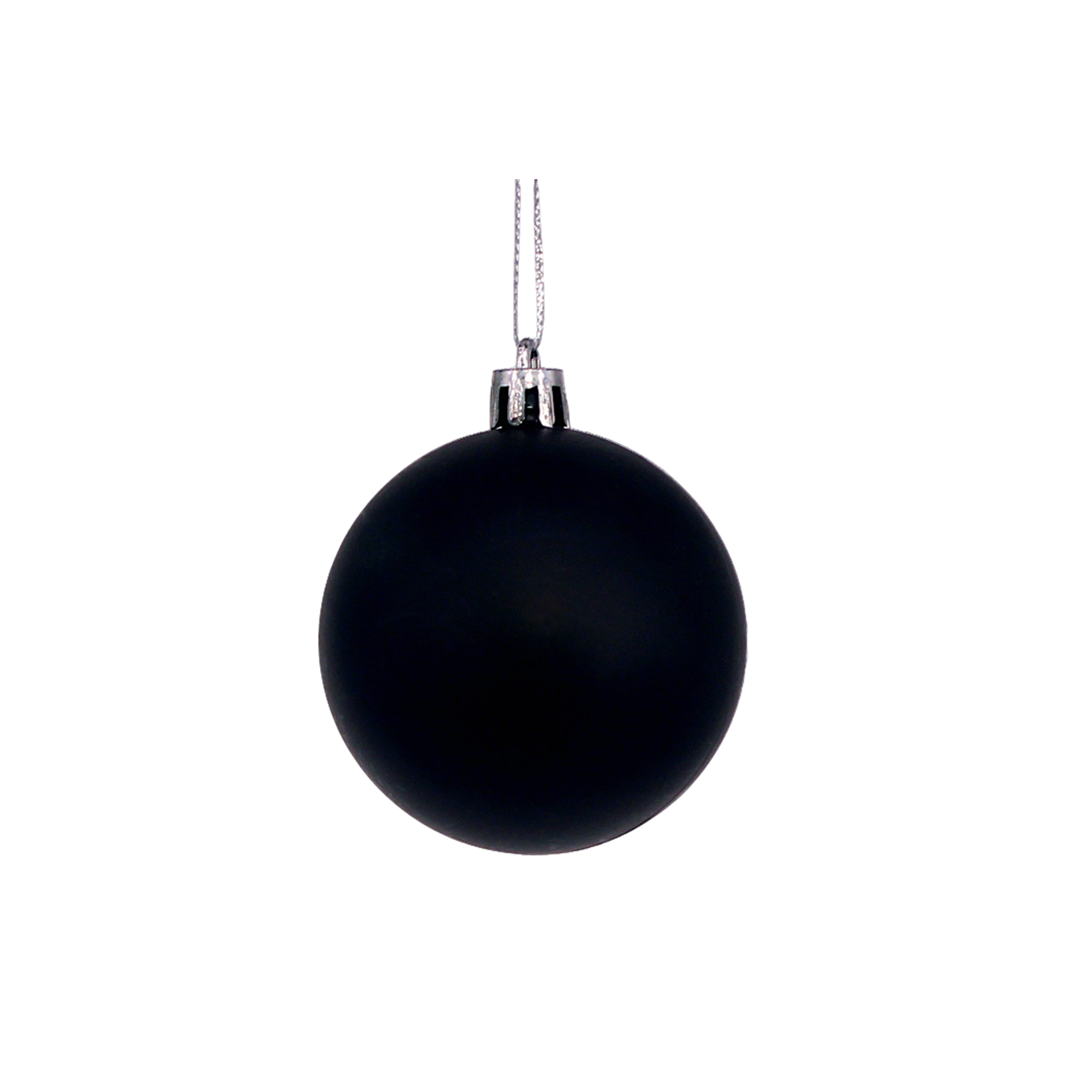 Plastic Ornament Ball With Aluminum Plate 3.2" Diameter 10