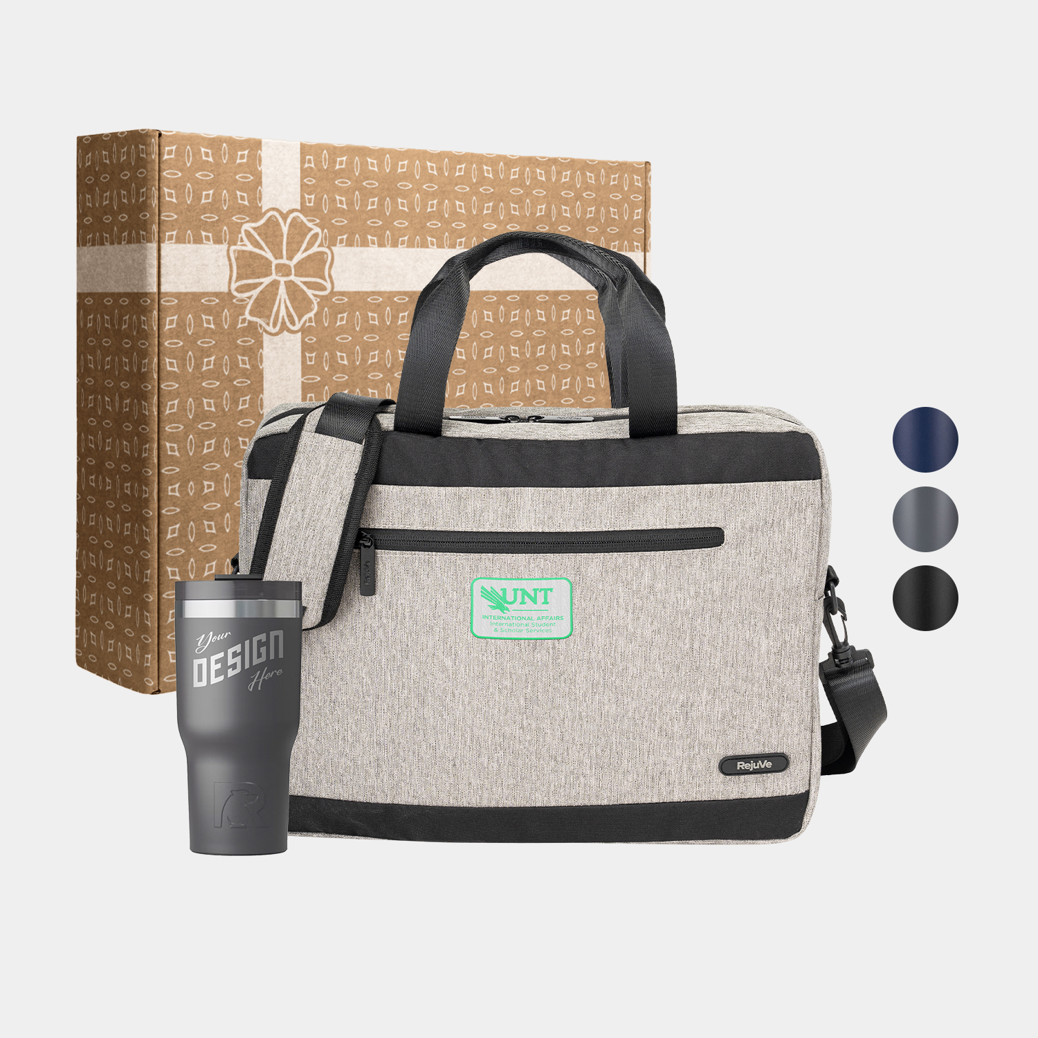RejuVe® Executive Laptop Bag & RTIC® Insulated Tumbler Gift Set 2