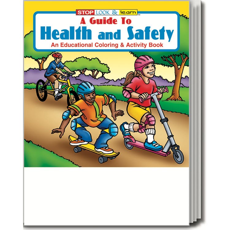 A Guide to Health and Safety Coloring Books - Ages 3-11 16 Pages 2