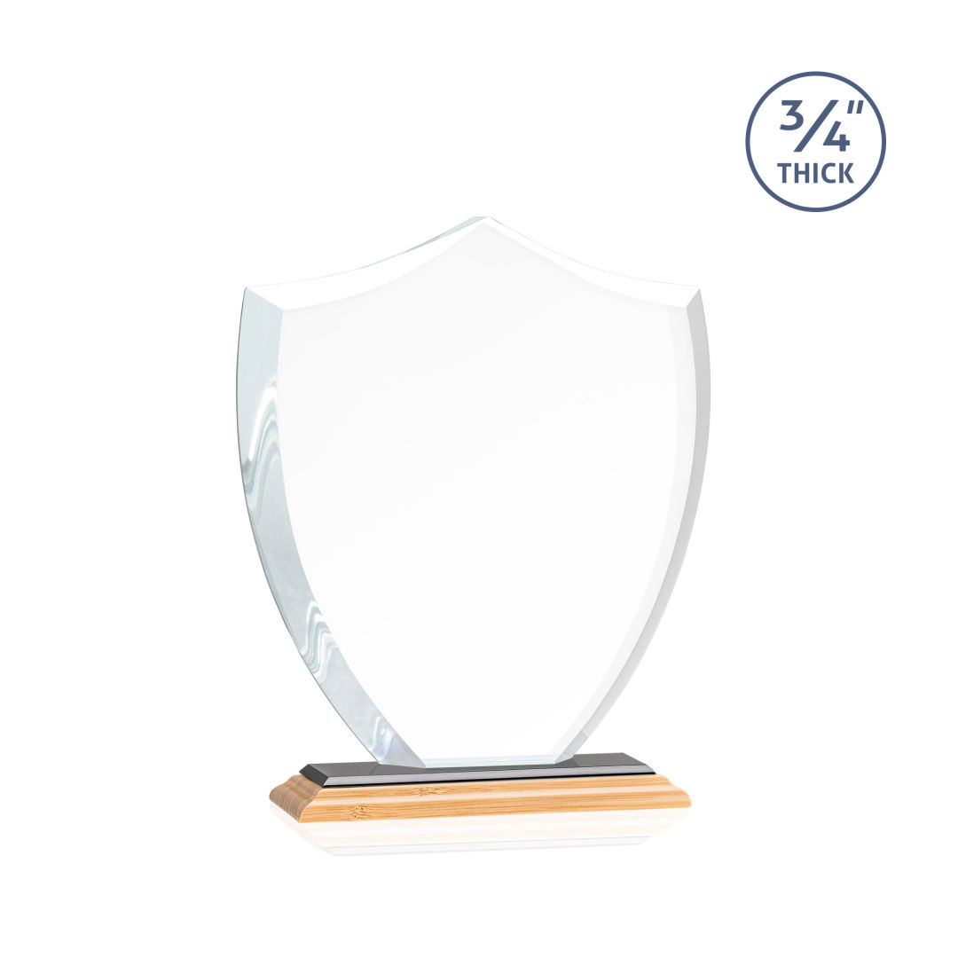 Scudo Shield VividPrint™ Award - Bamboo/Black 2