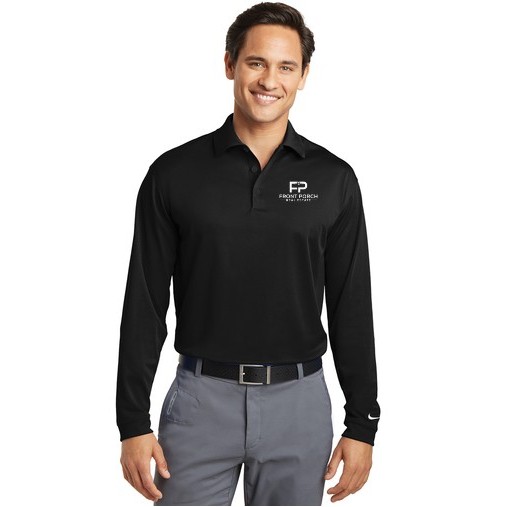 Men's Micro Pique Long Sleeve Polo Shirt 5