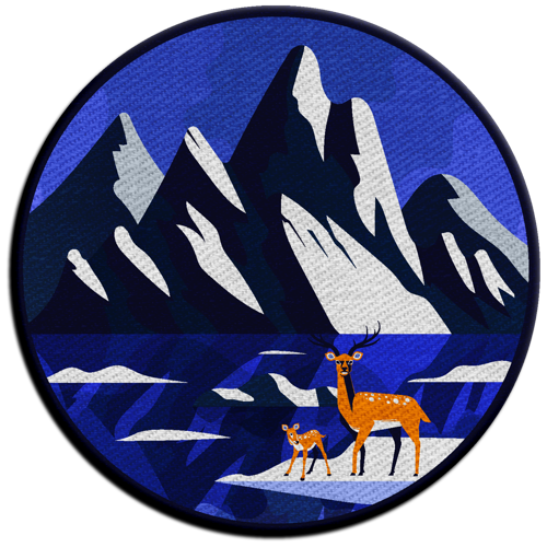 Dye Sublimation Patch - 5.0" Wide 10
