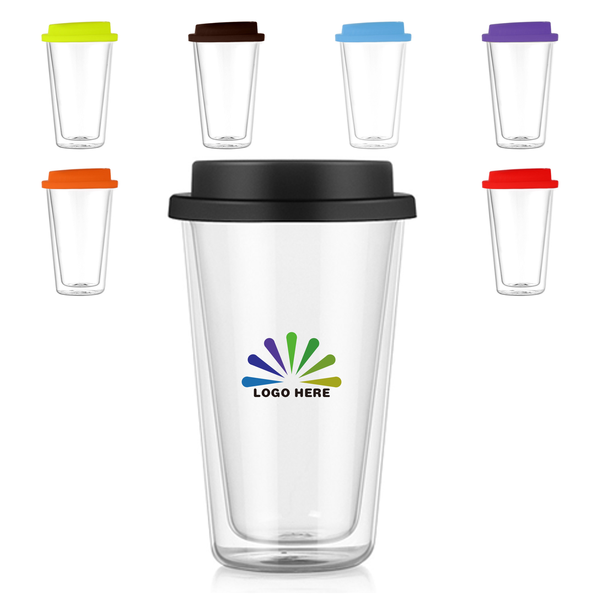 12OZ Double-Walled Glass Cup 3