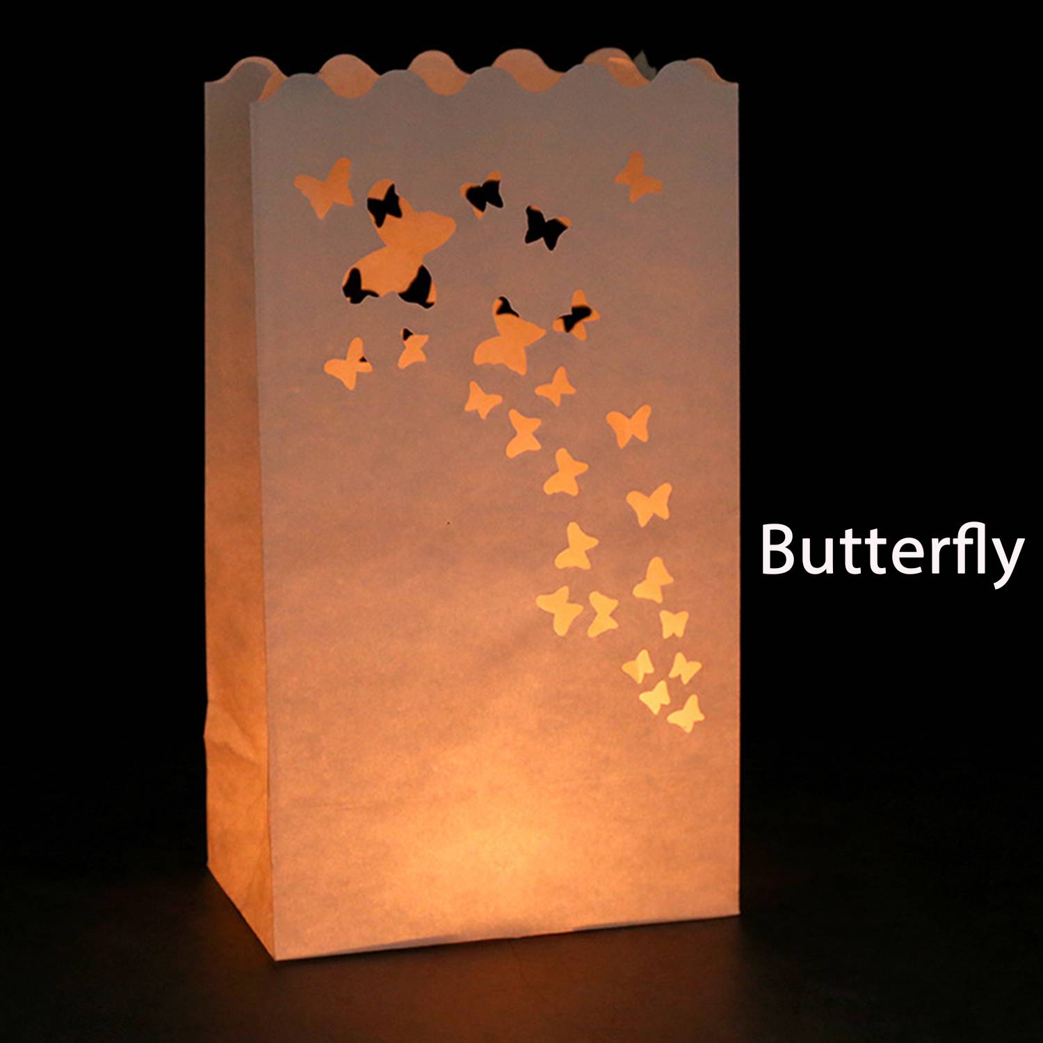 Paper Luminary Candle Lantern Bag 9