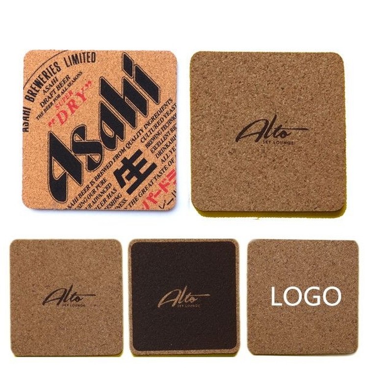 Square Cork Coaster 2
